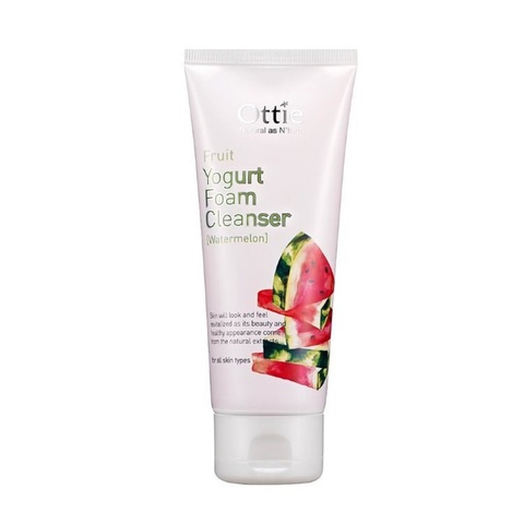 Ottie Fruits Yogurt Foam Cleanser Watermelon йогуртовая пенка для очищения. Арбуз.