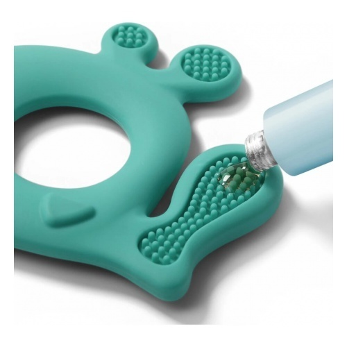 BabyOno - Силиконовый прорезыватель для зубов Китёнок PABLO (зеленый)
