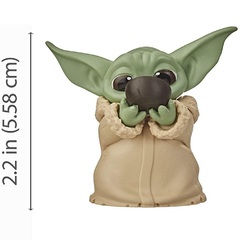 Звёздные войны: Мандалорец Малыш Йода 6 см Потягивая Суп