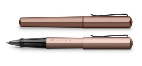 Ручка-роллер Faber-Castell Hexo Bronze, F  (140585)