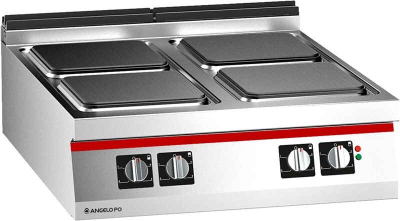Плита электрическая 4 конфорки настольная Angelo Po 1T0PE4