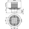 Трап в душ под плитку свободностоящий Alcaplast APV1311