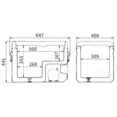 Компрессорный автохолодильник Alpicool TS40 ( 12/24V, 40л)