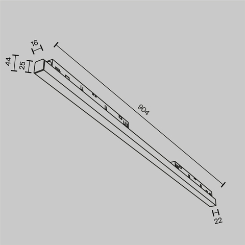 Трековый светильник Maytoni Basis TR030-4-30WTW-DSZ-B