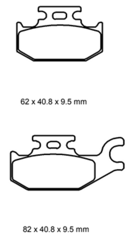 Колодки  G-brake   GM-02049S