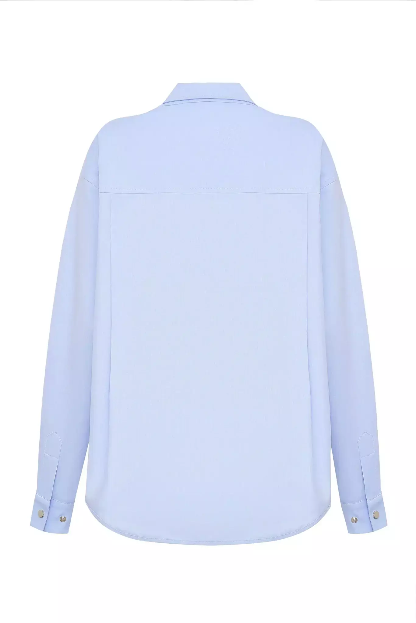 Хлопковая рубашка c кнопками на воротнике