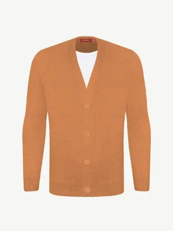 Кардиган с пуговицами из мягкой шерсти
