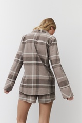 Пижама женская с шортами ARUELLE ELODY | Мокка