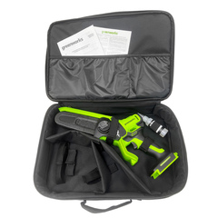 Цепная мини-пила Greenworks GD24CS15 24V (15 см) аккумуляторная, без АКБ и ЗУ
