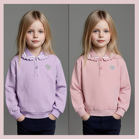 Блуза хлопок д (6-10) 260216-FW675