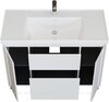 Aquanet 365919 Тумба с раковиной Nova Lite 2.0 110 напольная цв. белый глянец (365919)