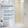 RGW 020810306-21c Душевая дверь  60*195 RGW PA-103 Хром/Матовое/6 мм (Хим)