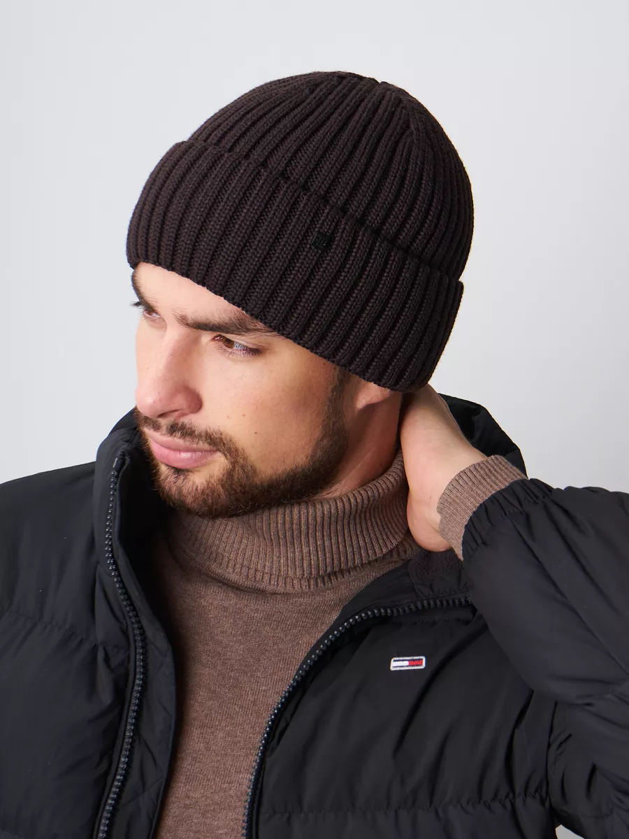 Шапка бини зимняя весенняя с флисом