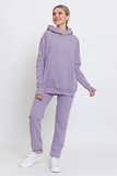 Утепленный спортивный костюм для беременных и кормящих 16083 сиреневый