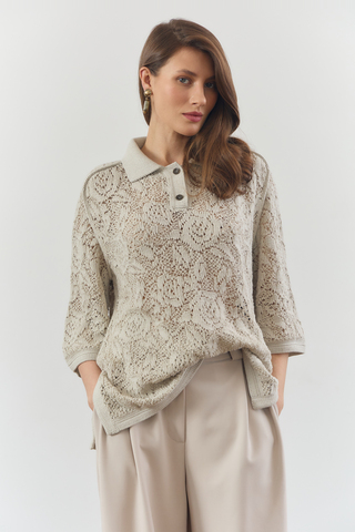 Поло вязаное 