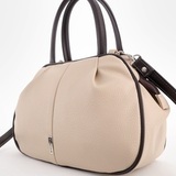 Сумка Саломея 479 леар бежевый + шоколад