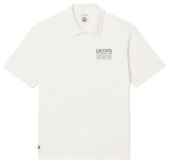 Теннисное поло Lacoste Roland-Garros Edition Petit Pique - white