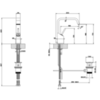 Смеситель для раковины с высоким изливом Gessi Rettangolo XL 26101031