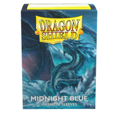Dragon Shield - протекторы Matte Midnight Blue 100 штук