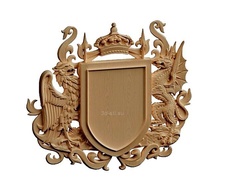 Силиконовый молд № 455 Герб фамильный