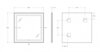 BelBagno SPC-KRAFT-1400-800-SENS-AL Зеркало в алюминиевой раме со встроенным светильником и сенсорным выключателем по периметру рамы, SPC-KRAFT-1400-800-SENS-AL, 1400x800x32 мм