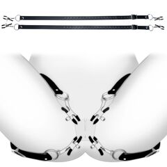 Ремни с зажимами для половых губ Spread Labia Spreader Straps with Clamps - 