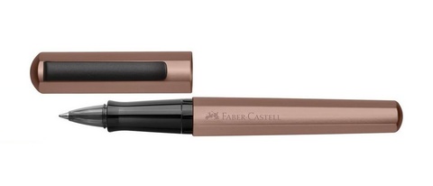 Ручка-роллер Faber-Castell Hexo Bronze, F  (140585)