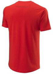 Теннисная футболка Wilson Rush Pro Tech Tee - wilson red/black