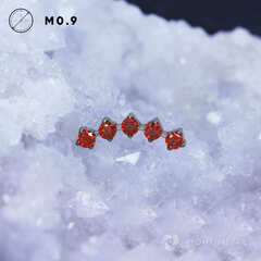 5K Highlight Dark Garnet CZ