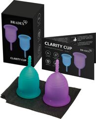 Набор менструальных чаш Clarity Cup (размеры S и L) - 