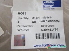 Шланг топливный / HOSE АРТ: 528-059