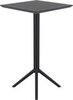Стол пластиковый барный складной Siesta Contract Sky Folding Bar Table 60, черный