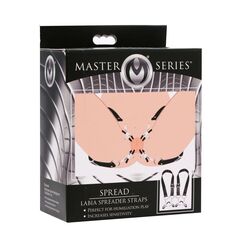 Ремни с зажимами для половых губ Spread Labia Spreader Straps with Clamps - 