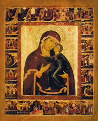 Пресвятая Богородица Толгская с Клеймами