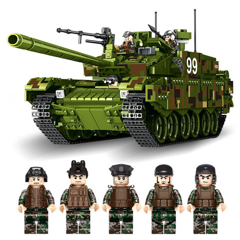 Конструктор серия Армия Китайский танк Тип 99