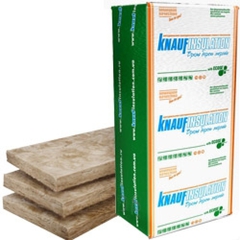 Акустическая перегородка плита Кнауф Insulation 1250х610х50мм (18,3м2=0,915м3) (уп.24шт) (2443547)