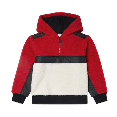 Худи Stella McCartney Kids Logo Zip Teddy Fleece