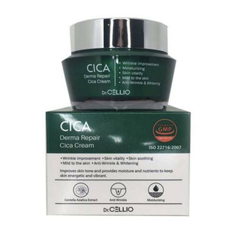 Dr.Cellio Derma Крем для лица успокаивающий с центеллой азиатской Dr. Cellio Derma Repair Cica Cream