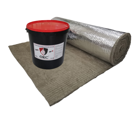 Купить Материал вязальный базальтовый огнезащитный рулонный ВМБОР-13Ф (ТФ)  (10000*1200*13) недорого со склада в Хабаровске, Якутске, Владивостоке, Южно-Сахалинске, Благовещенске