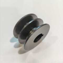 Шкив двухручейковый под круглый вал 20 мм.