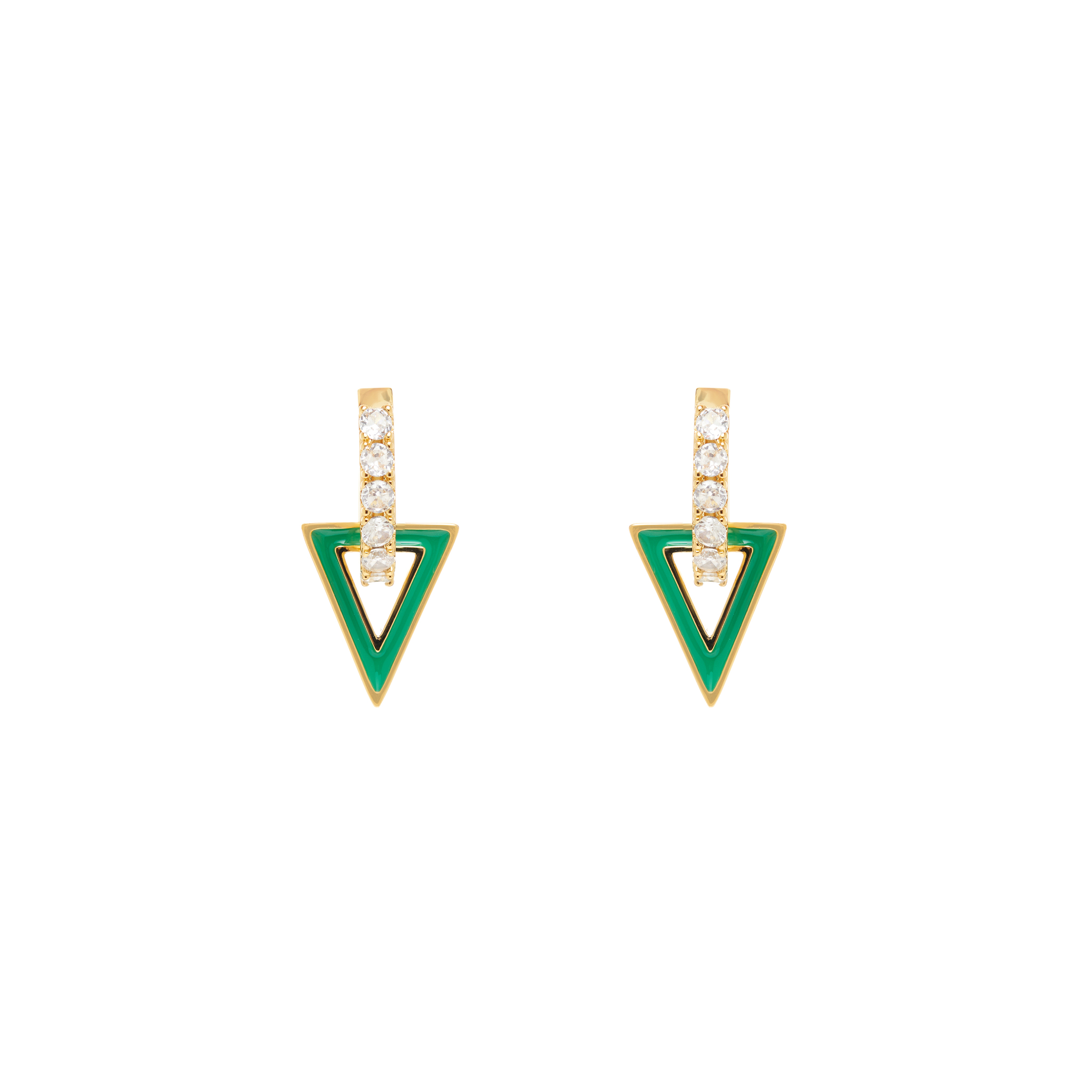 Серьги The Bermuda Earrings – Green