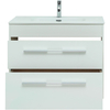 Aquanet 277508 Тумба Августа 80 (Flat) цв.белый глянец (277508)