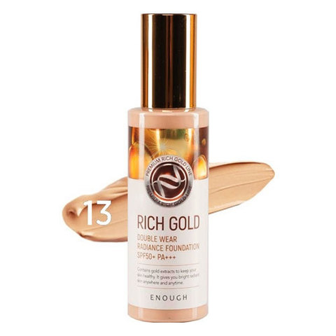 Enough Rich Gold Double Wear Radiance Foundation - Крем тональный с золотом