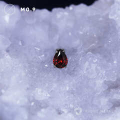 1K Pear Garnet CZ