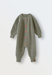 990-119 Комбинезон вязаный Woolly (св. хаки)