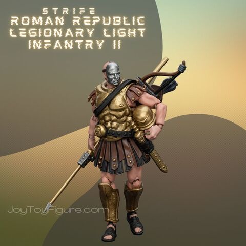 Фигурка Легионер Легкой Пехоты II масштаб 1/18 Roman Republic JoyToy