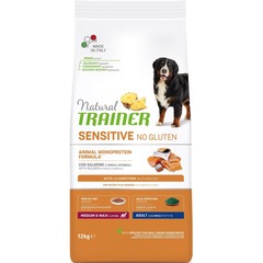 Сухой корм для собак TRAINER Natural Sensitive Medium & Maxi при аллергии, лосось (для средних и крупных пород)