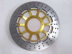 Диск тормозной золотой передний на Honda CBR RR  929, CBR RR 954
