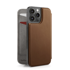 Чехол-накладка Twelve South SurfacePad for iPhone 13 Pro Cognac коричневый