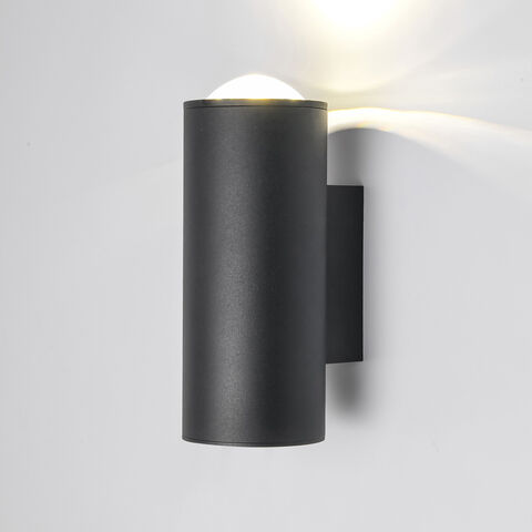Уличный настенный светодиодный светильник Elektrostandard Column LED 35138/U черный